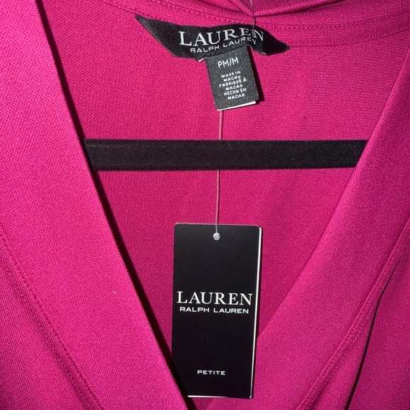 Ralph Lauren Elegant Pink Wrap Top Brand New Sold Out in Stores Retails for 102$ - Picture 14 of 17